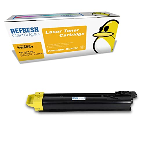 Image of Refresh Cartridges Remanufactured Toner Cartridge Replacement for Kyocera TK895Y (Yellow)