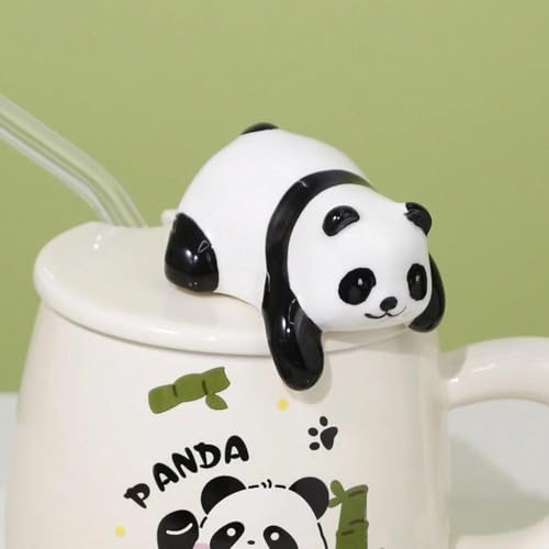Ryugasky 420ml Panda White Ceramic Mug - Image 4