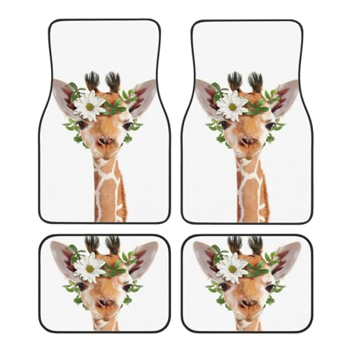 Tapis de voiture girafe pour voyager en famille avec style