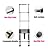 ZHAOXX Telesladder Extendable Ladder, Stable Sturdy Adjustable Steps Retractable Ladder for Household Daily/4.9M/16.1Ft