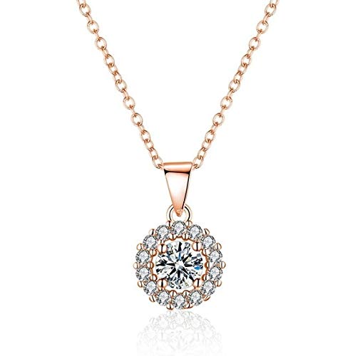 Pendentif en cristal rose pour femmes : un bijou fin et élégant de qualité supérieure