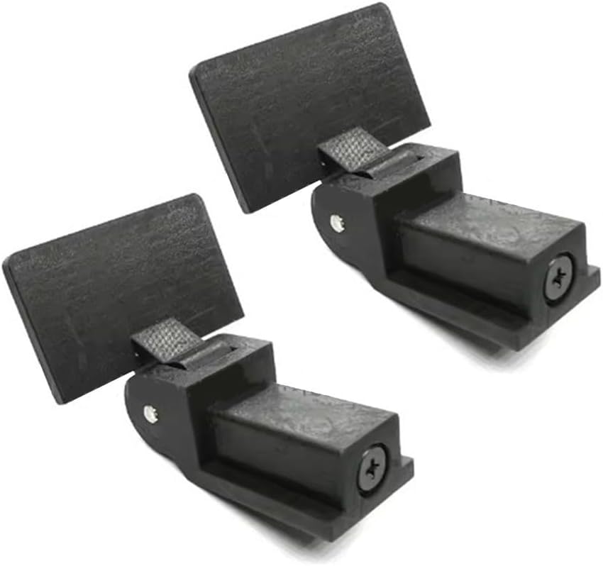 Plastic Dust Cover Hinge Pack For AT LP120 And Compatible Turntables LP60X, LP5, LP3, LP70X, LP140, 2 Pieces Replacement Hinges For Vinyl Players