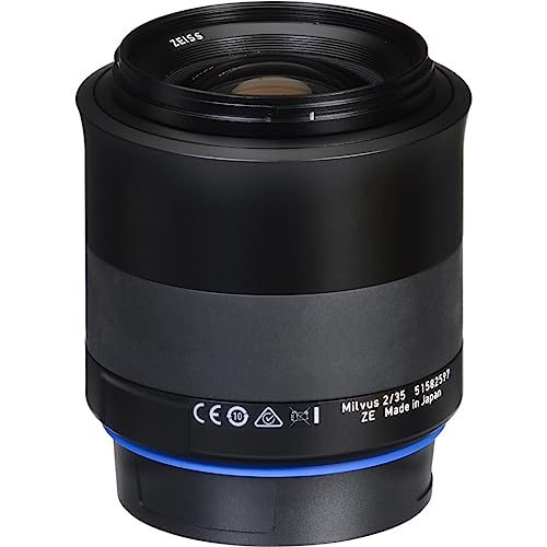 Image of Zeiss Milvus Ze 2 /35 Wide-Angle Camera Lens for Canon Ef-Mount SLR /DSLR Cameras, Black
