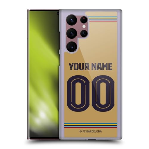 Coque Samsung S22 Ultra 5G FC Barcelona Protection Arrière Rigide Personnalisable Maillot Away