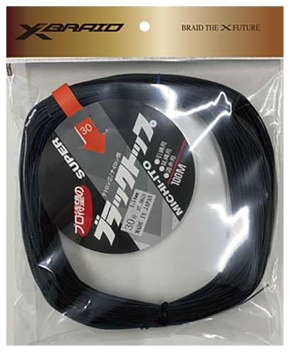 エックスブレイド(X-Braid) X-BRAID ブラックトップ 100m 18号