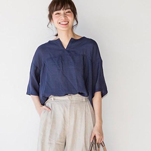 Amazon コーエン レディース Coen ヴィンテージサテンブラウス Navy Free シャツ ブラウス 通販