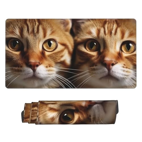 Grand tapis de souris chats pour organiser et égayer votre espace de travail à la maison