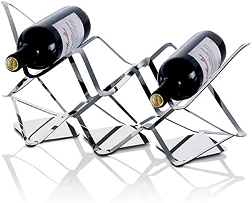 Soporte para Botellas de Vino de Acero Inoxidable 8 Botellas miniatura 1