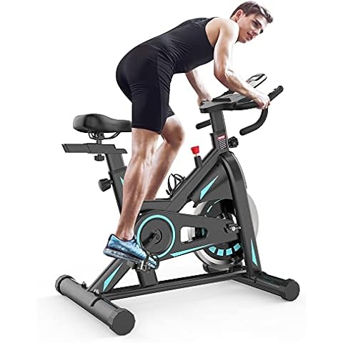 THERUN Magnetic Resistance Exercise Bike for Home Use (New Version), Indoor Stationary Bike with Heavy Duty Flywheel, LCD Monitor, Pulse Sensor, Ipad Mount & Cup Holder Cover