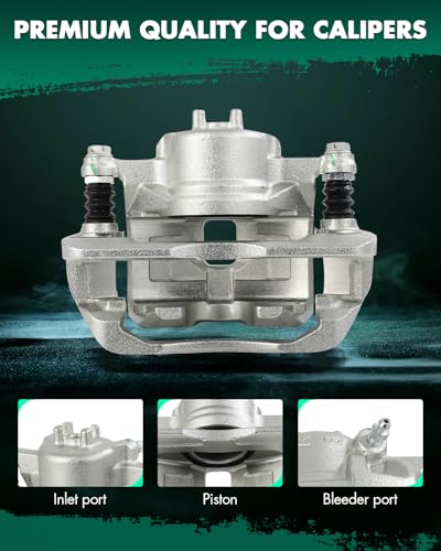 Image of SCITOO 19B6038 19B6039 Rear Left & Right Disc Brake Calipers Assembly w /Bracket For Acura For ILX,For Honda For Civic /For CR-Z /For Fit