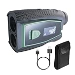 Golf Rangerfinder for 1500Yd, ±0.5Yd Accuracy, Distance, Angle Compensation, Speed, Angle Compensation Rangefinder, with Rechargeable Cable ，Golf Accessories