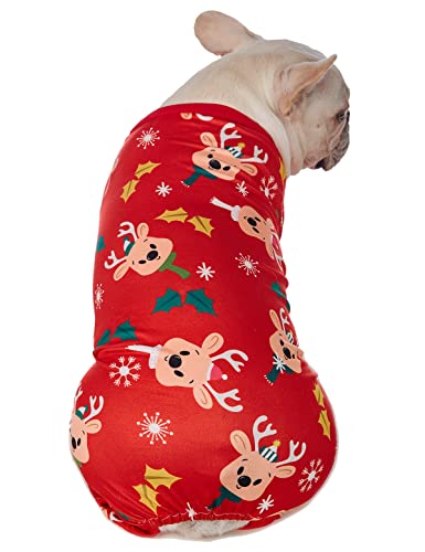 Camisa Navideña para Perro Reindeer 100% Algodón S miniatura 5