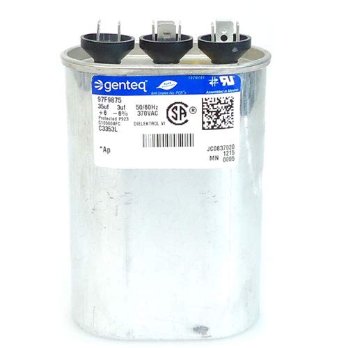 gjgjchie Compatible Replacement for GE Genteq Oval Capacitor 35 5 uf