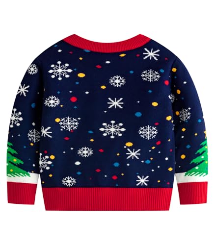 Image of Remimi Kids Christmas Sweater for Toddler Girls Boys Holiday Pullover Top