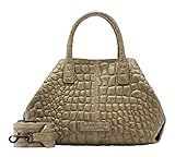 liebeskind cognac vintage 17.322834628 zoll Liebeskind Berlin Damen Paperbag Croco Chelsea Shopper, Oakmoss, Small (HxBxT 20.5cm x 12cm 27cm ) EU