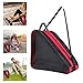 Yaoliucp Roller Skate Bag Breathable Skating Shoes Tote with Shoulder and Top Handle Skate Storage Bag Red, Oxford Cloth Skate Tote