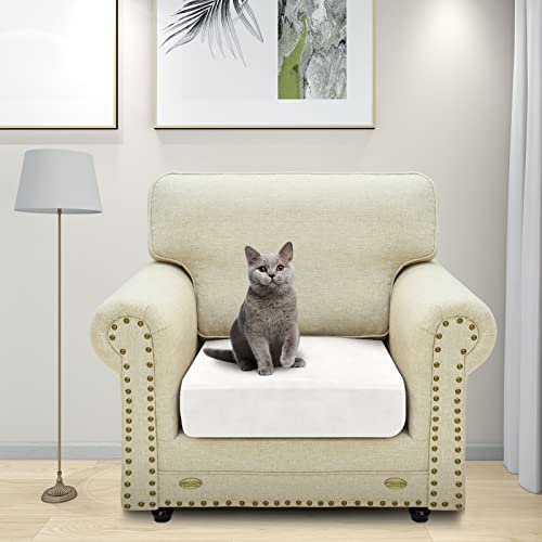 CHELZEN Velvet Sofa Seat Cushion Cover, Stretch Sofa Cushion Slipcovers, Couch Cushion Covers - Image 2
