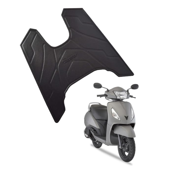 Image of Jupiter 110 Footmat Washable Floor Mat /Foot Mat for Jupiter 110 Scooter Two Wheeler Mat's (Black)