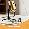 FUTUREORYY 60pcs Microphone Cable Clips for Mic Stand with Quick Clip Mount Design and Wide Silicone Lining, Plastic Cord Organizers with Enhanced Grip and Adjustable Angles for USB Wires #2