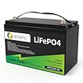 asturnu 12V 100Ah LiFePO4 Lithium Battery, Group 31, Built-in 100A BMS, Grade A Battery Cell, Lead to Lithium, Max.1280Wh Energy, 10 Years Lifetime, Up to 15000 Cycles, Perfect for RV, Trolling Motor