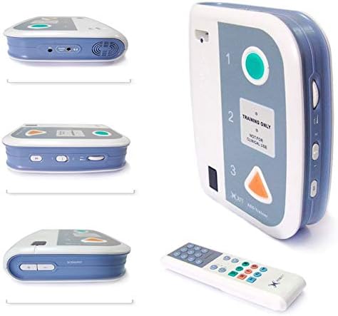 AED Trainer XFT-120C+ First Aid Training Kit CPR Teaching Machine First-aid Defibrillator Training Device Unit Voice Prompts English French Spanish Greek Portuguese Korean Hebrew etc. Languages