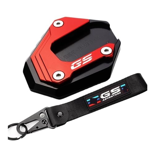 Plaque d'Extension Béquille Moto F850GS en Aluminium CNC Finition Premium