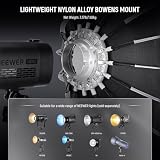 NEEWER 35,4"/90 cm paraboliczny uchwyt Bowens Softbox, szybkie uwalnianie z dyfuzorami/siatką/torbą do ciągłego oświetlenia wideo CB60 CB200B MS60 MS150B Q4 kompatybilny z Godox Amaran 100x Aputure