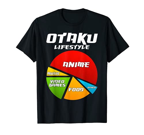 Otaku Lifestyle Funny Anime Manga Regalo Camiseta