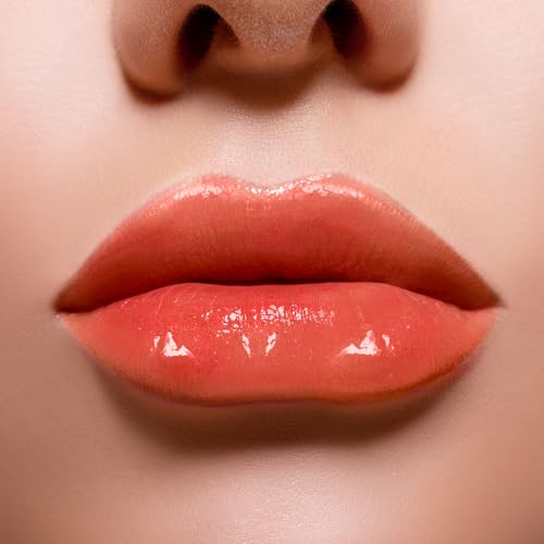 Image of Profusion Cosmetics Lip Envy Nourishing Lip Oil Tint, Lightweight and Beautiful Tint Provides Nourishing Hydration and Glossy Finish Without Stickiness, Elegant Look With Professional Beauty Tools (High-Glossy)
