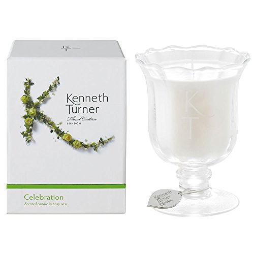 Kenneth Turner Celebration scented Candle in Posy Vase (200g) - 50 hours burn time