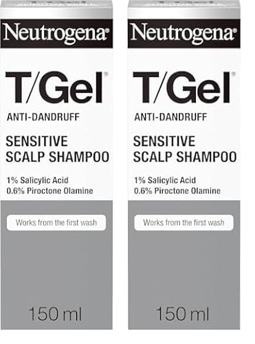 Neutrogena T/Gel Anti-Dandruff Shampoo Sensitive Scalp, 150 Ml (Pack of 2)