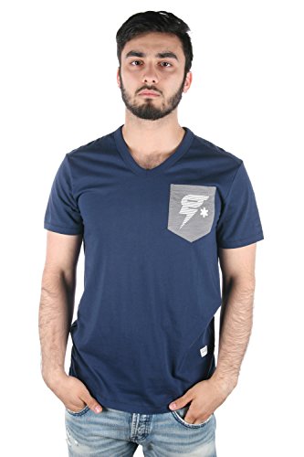 G-STAR Raw Men's Skulon Pocket V T Short Sleeve Tees Sapphire