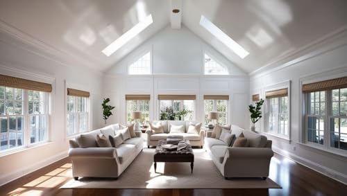 Image of Indigo Bright Ceiling Coat Gold Series - Premium Matt Finish Ceiling Paint | Brilliant Brightness | Hides Ceiling Imperfections | Anti-Fungal Interior Emulsion | 4 L Brilliant White