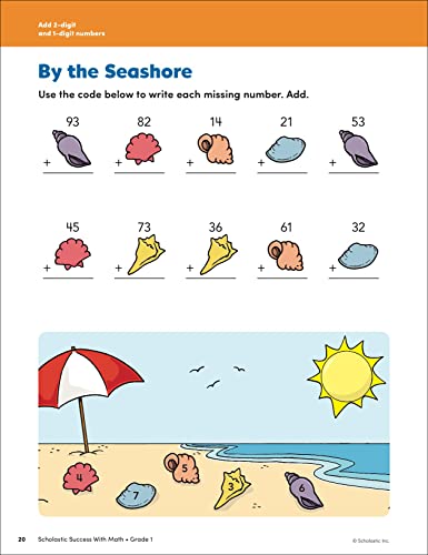 Scholastic Success With Math Grade 1 Workbook #TOP6