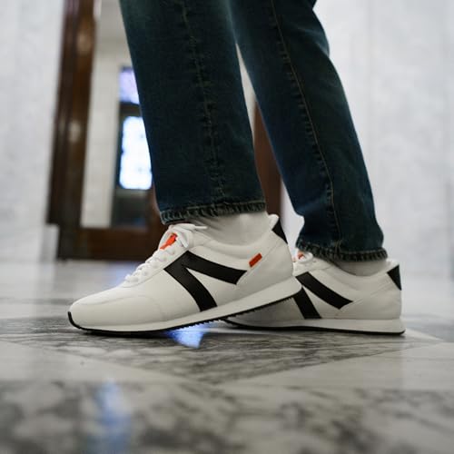 Image of Kizik Slip On Sneakers: Milan - Comfortable, Retro Nylon & Suede, Mens & Womens Walking Shoes with Arch Support, Hands Free Convenience, Wear All-Day