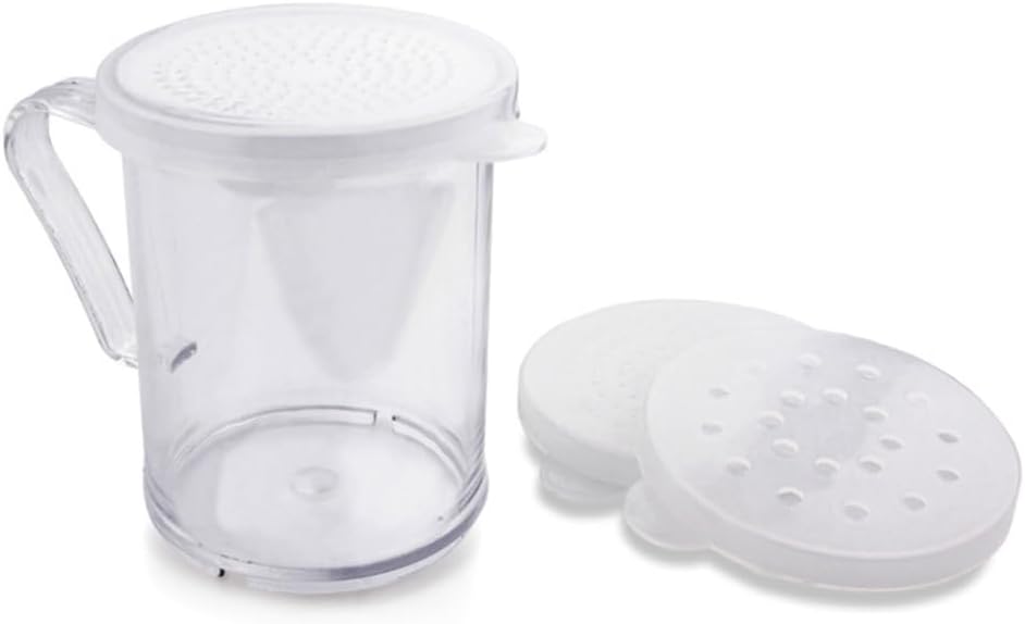 12Pcs Kitchen Seasoning Shakers with Removable Top Flour Sifter Powder Dusters