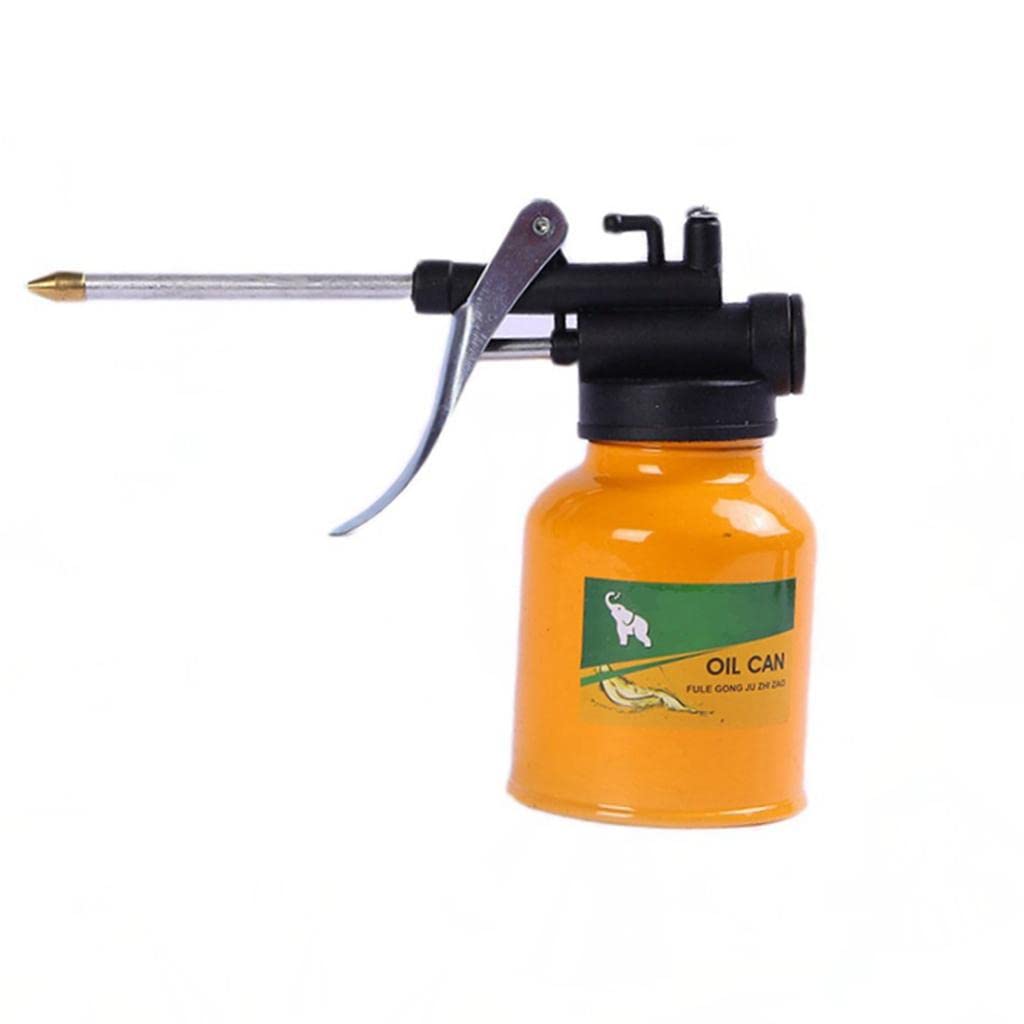 CALANDIS 250Ml Steel High Pressure Hand Pump Oiler Oil Pot Lubricant Soap Spray Can-image-37