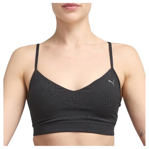 PUMA Womens Move Cloudspun Graphic Sports Bra Casual Casual - Black3