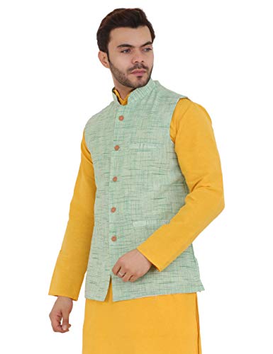 Image of LATEST CHIKAN Men's Textured Nehru Jacket