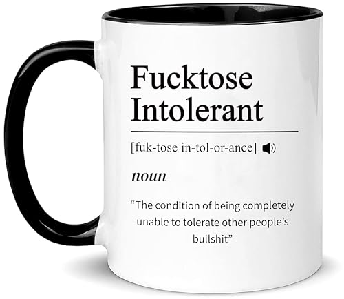 Taza de cerámica con texto sarcástico 11 oz miniatura 2