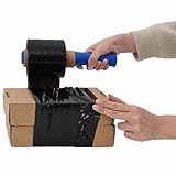 Generico Film Estensibili 50 pz Nero 23 μm 10 cm x 150 m,Forniture per Ufficio,Forniture per spedizioni,Materiali per imballaggi-4104884