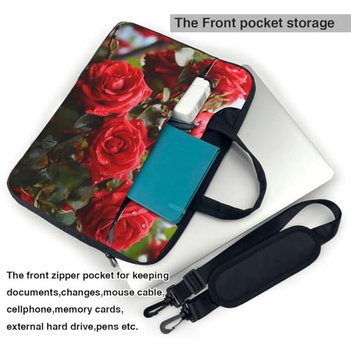 Maletín para portátil floral impermeable 13 pulgadas miniatura 5