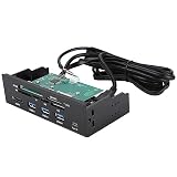 Wewnętrzny Czytnik Kart, 5,87 Cala USB 3.0 z 5 Portami 6 Gniazdami Karty Interfejs Wielofunkcyjny, Wyposażony w Port ESA