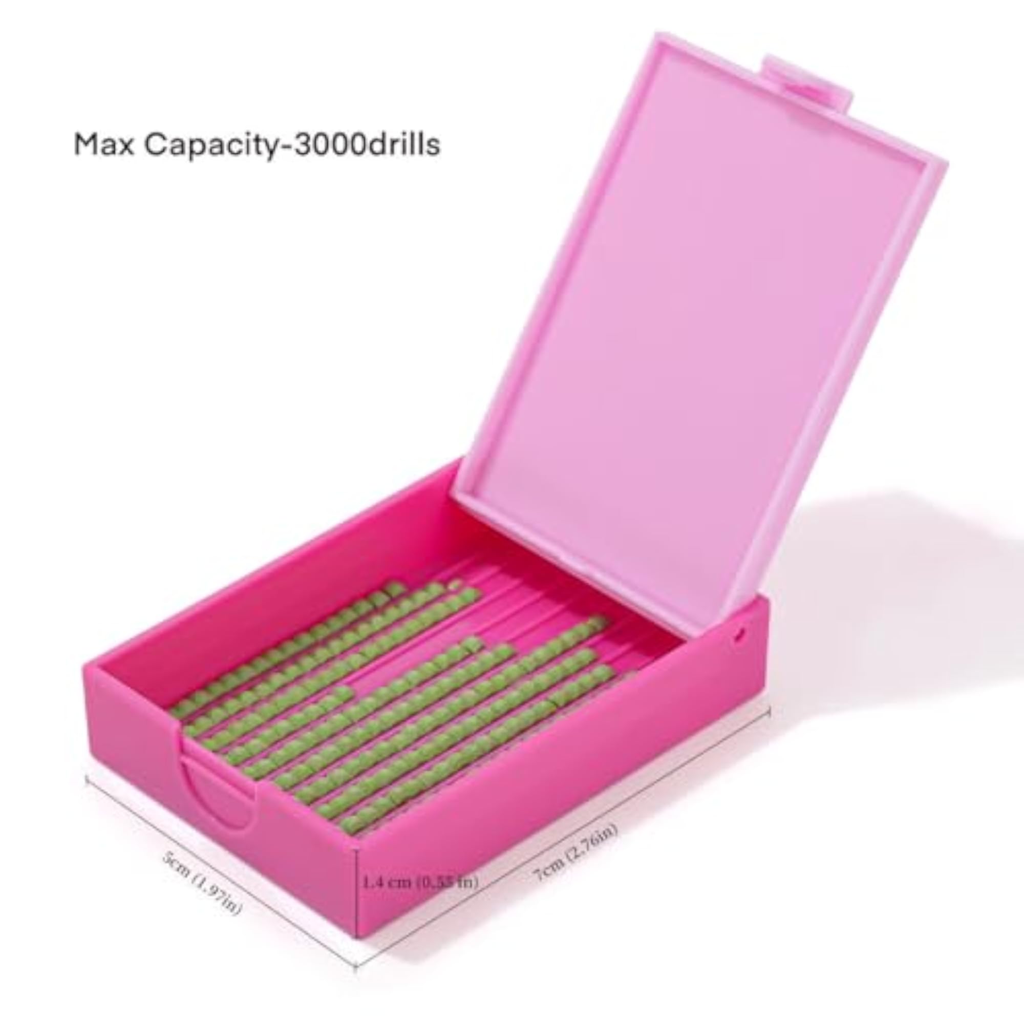 20Pcs 2-in-1 Stackable Diamond Art Trays with Lids