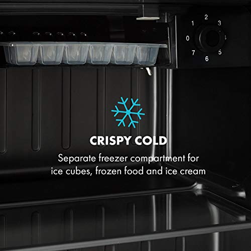 Klarstein Cool Vibe - koelkast, energie-efficiëntieklasse, volume: 48 liter, VividArt Concept: deur met StickerBomb comic design print, vriesvak, geluidsniveau: 42 dB, zwart - Afbeelding 5