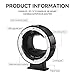 7artisans EF-SE Lens Adapter Auto-Focus Lens Converter Ring Compatible for Canon EF/EF-SE Lens and Sony E-Mount Camera for Sony A6400, A7M3, A7M4, ZVE10