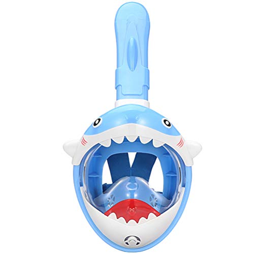 Masque de plongée intégral anti-buée, équipement snorkeling pliable ado et enfant