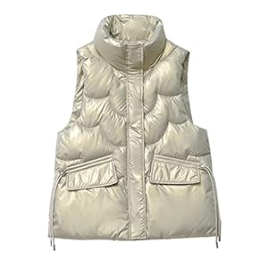 Guangch Uniseks vrijetijdsjas jas jas solide vest met ritssluiting losse mouwloze jas mantel babysieraden