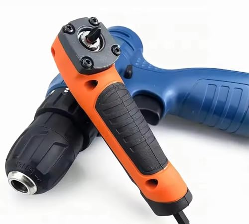 Taoxekoro 1pc Multifunctional Electric Corner Screwdriver High Torque 90 ° Right Angle Screwdriver Manual Tool Drill Bit Corner Adapter