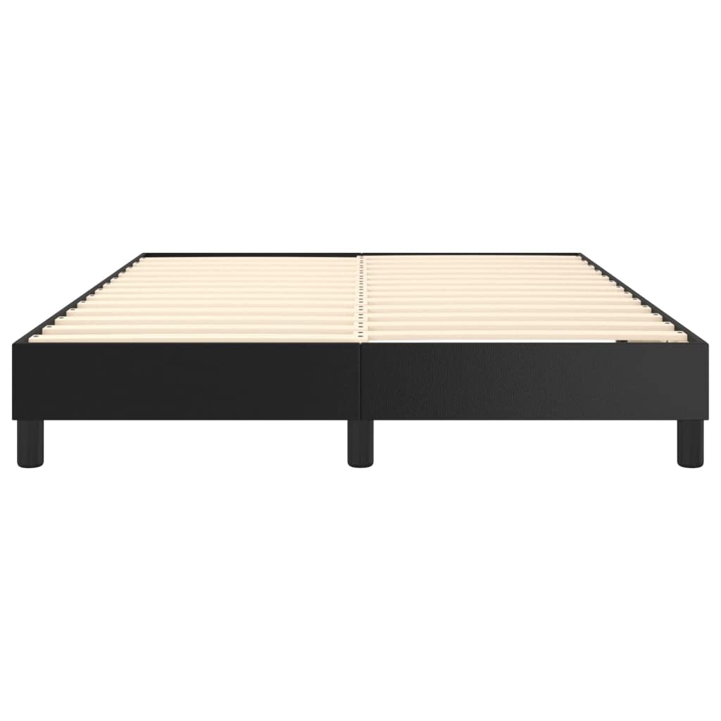BAZZI Łóżko kontynentalne, łóżko kontynentalne, 140 x 200 cm, 140 x 200 cm, ze stelażem ze skóry PU, kolor futon